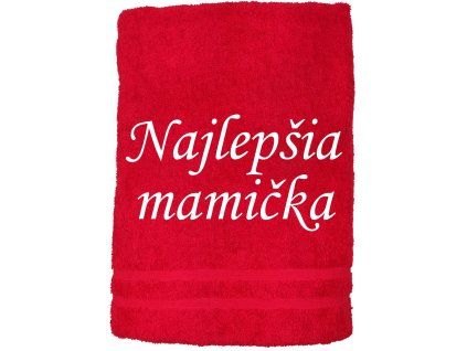 Uterak najlepsia mamicka cervena scaled
